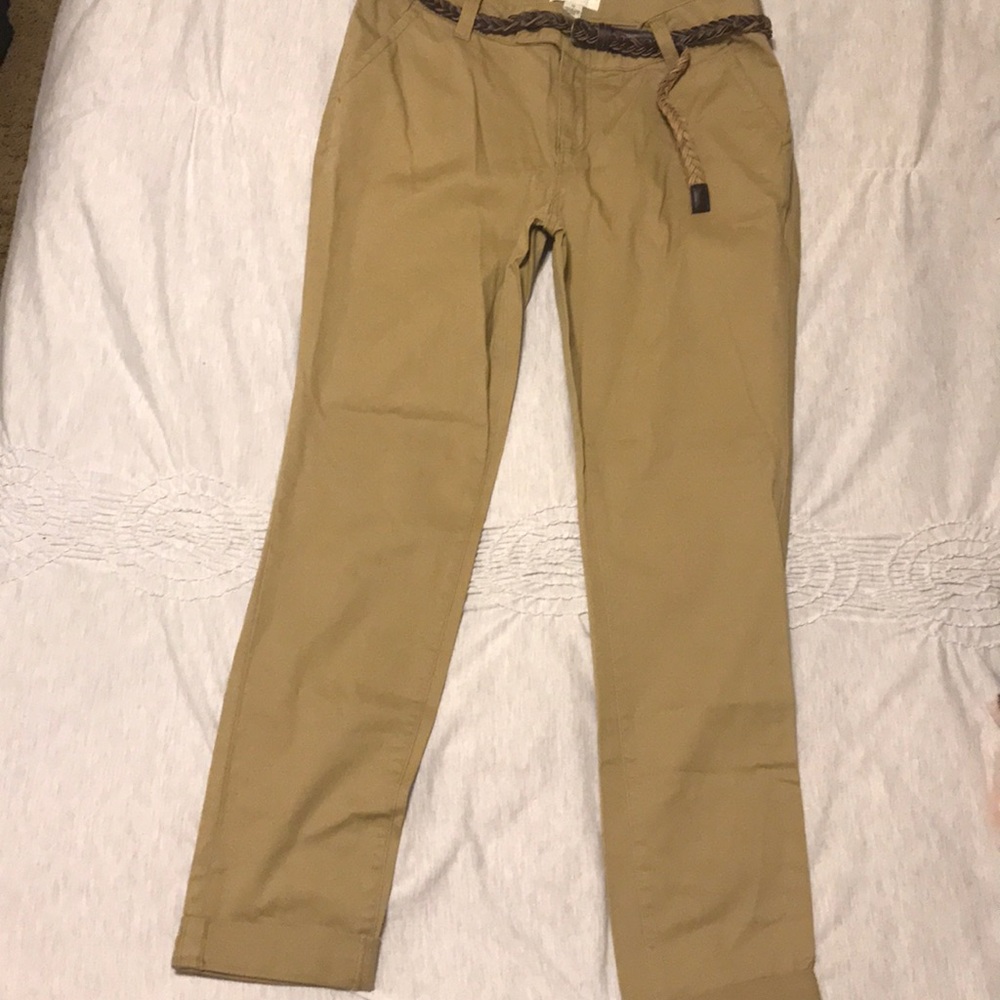 Womens Forever 21 khaki pants-12